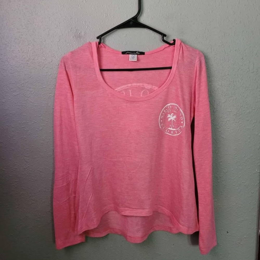 Miami Style Marco Island Florida Pullover Top Women's Size Small